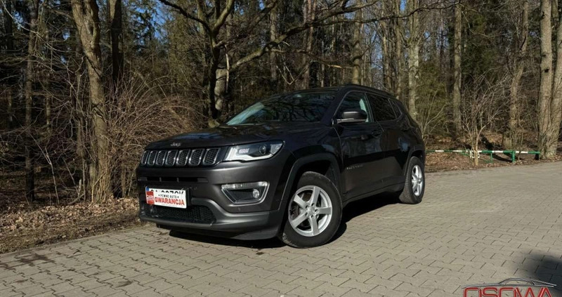 Jeep Compass cena 84999 przebieg: 49500, rok produkcji 2019 z Żelechów małe 781